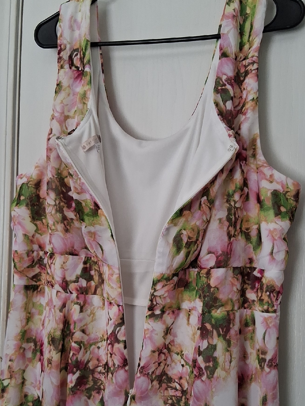 Signature Ella Multicolor Floral Watercolor Floaty Wedding Season Midi Dress 22W - Picture 6 of 11